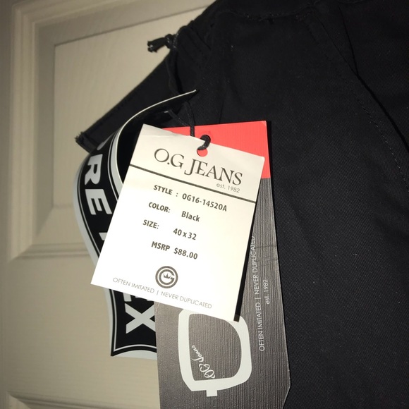 Men’s O.G. Black Jeans 40x32 NWT - Picture 4 of 4